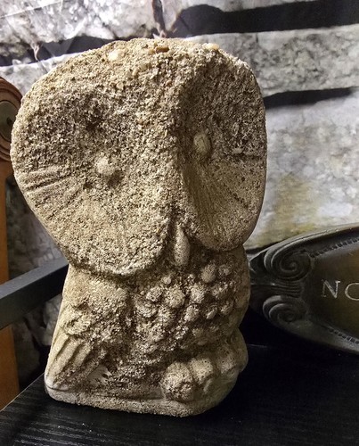 Vintage antique owl poured - antique,