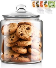 Masthome Large Glass Jar,3.9L