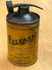 Genuine Vintage Releasall Penetrating Oil Pint Can - Part Full