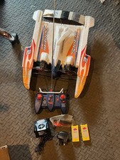 Air Hogs Storm Launcher RC Twin Motor Craft + Remote Control + 2x Batteries