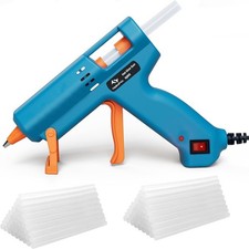 Tilswall Hot Glue Gun Kit, 50W Mini Melt Gun with 75pcs 130mm Glue Sticks for...