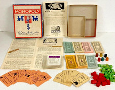 Vintage WWII Monopoly Board