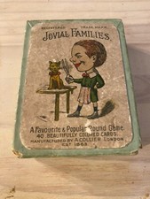 Victorian happy families - happy, card