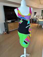 LEONARD PARIS Graphic Vintage Dress S,XS Authentic