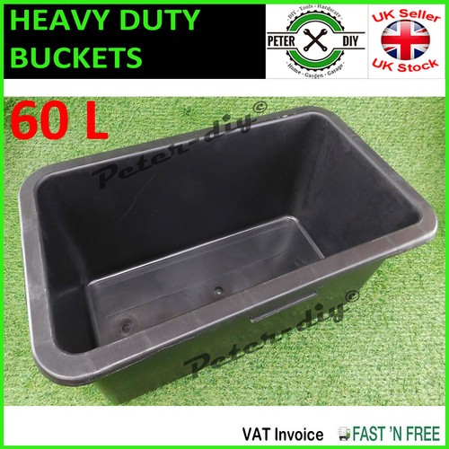 60l plastic buckets heavy duty - plastic,