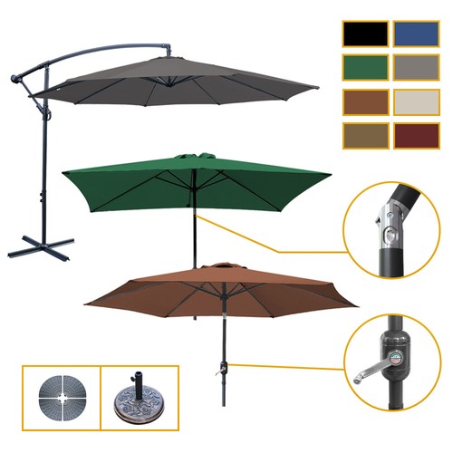 3m banana parasol - 2.5m,
