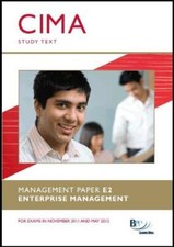 CIMA - E2 Enterprise Management: Study Text, BPP Learning Media, Good Condition,