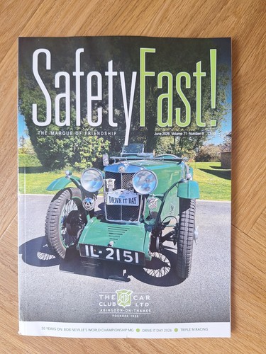 Safety first owners club - mg,