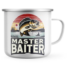 Fishing Joke Enamel Mug Master