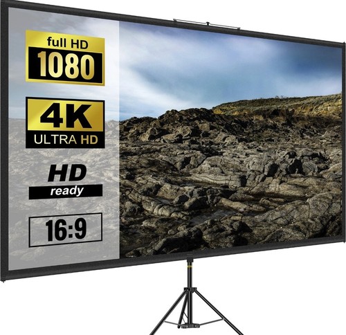 Projector screen with tripod - projector,