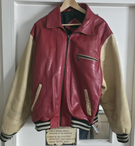Mens red and cream - mens, american