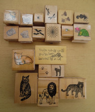 Large Bundle of 19 Wooden