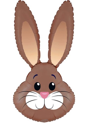 Large brown easter bunny - brown,