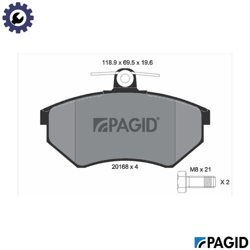 Brake pad set disc - brake,