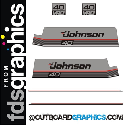 Johnson 40hp vro outboard - johnson,
