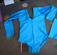 Kingfisher lycra ruched front