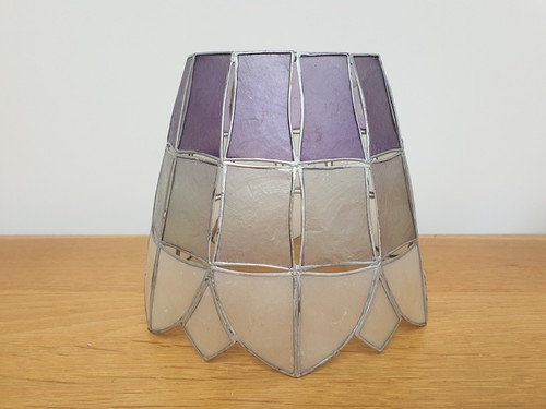 Lilac ivory capiz shell - lilac, &
