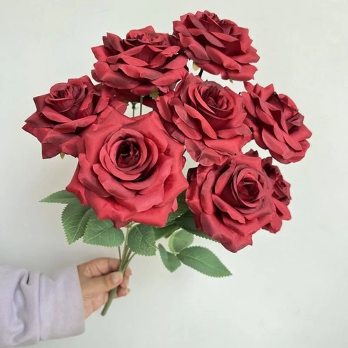 Heads silk rose artificial - rose,
