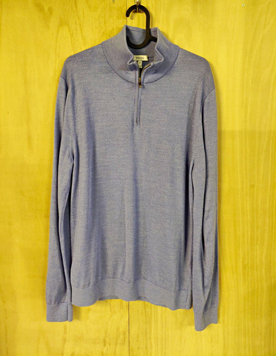 Reiss mens blue - quater, zip
