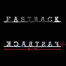 Emblem Badge Stainless Decklid