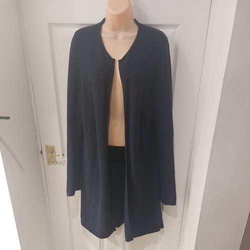 Boden navy waffle knit maxi - waffle,