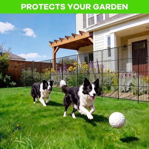 10x metal dog fence barrier - dog,