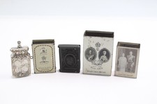 Vesta Cases Royal Themed Antique Vintage Inc Matchbox Metal Cases