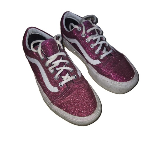 Vans sneakers pink sparkle - vans,