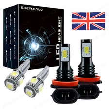 For Isuzu D-Max MK2 2012-On H11 Car LED Headlight Bulbs Kit White 6500K Low Beam
