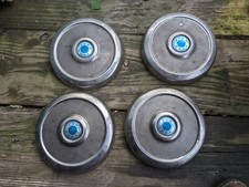 Old Ford Car Cortina Escort Capri Chrome Wheel Centre Hub Cap Cover Covers Set 4