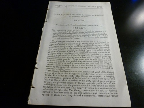 Government report 1860 relief - 1860,