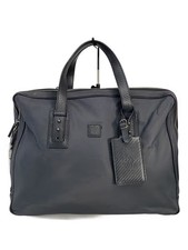 dunhill briefcase black plain
