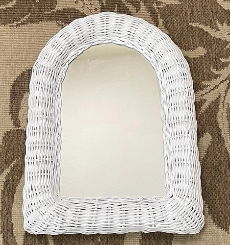 Vintage white wicker arched - vintage,