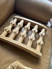 Bin Genuine  Rola Stretcher Massager Rolastretcher Wooden Pain Back Relief