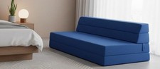 Z Bed Double Size Fold Out Chairbed Sofa Seat Foam Guest Futon Chair 100% Foam