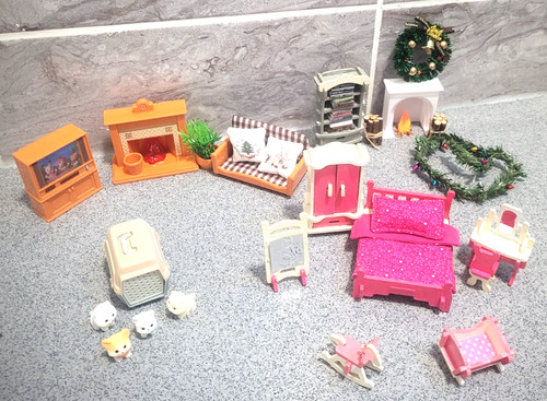 Doll house furniture bundle - doll,