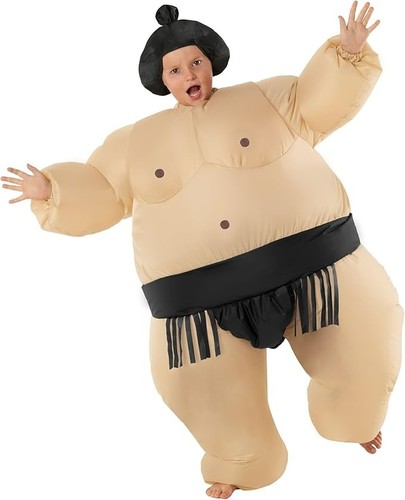 Kids black inflatable sumo - black,