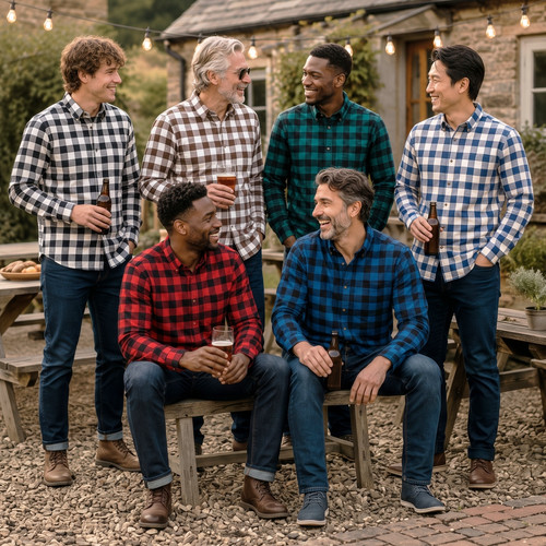 Mens flannel shirt - mens, lumberjack