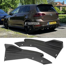2x Rear Bumper Fin Canard