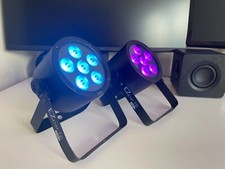 Chauvet DJ EZ par T6 x2 in Excellent condition Including bag