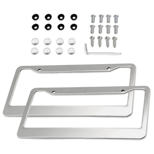 2pcs chrome stainless steel - 2pcs,