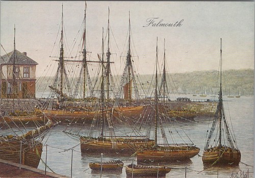 Cornwall postcard falmouth - cornwall,