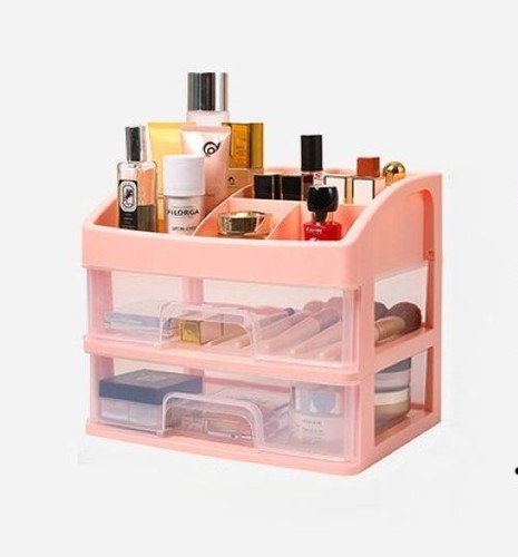 Clear makeup organizer drawers - organizer,