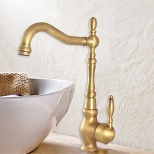 Antique Brass Kitchen Faucet
