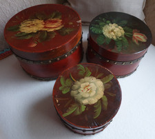 SET OF THREE VINTAGE SHABBY