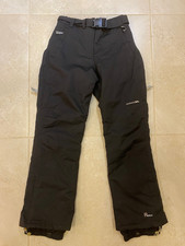 Trespass Radium Black Ski Trousers  XS W/Proof 10000mm