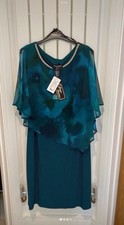 Frank Lyman Teal dress. Size