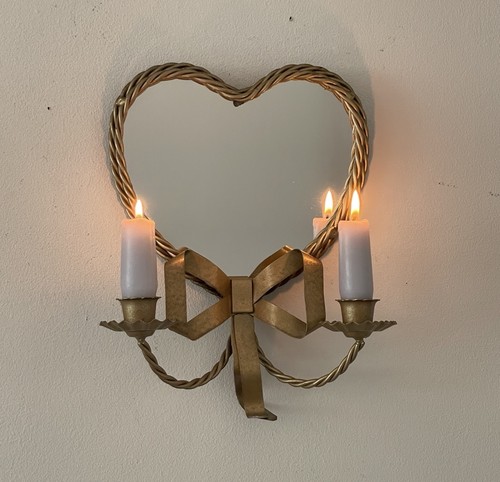 Vintage heart mirror wall - vintage,