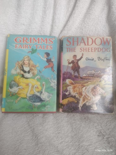 Two vintage children books - vintage, books-