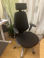 BLACK FABRIC RH400 ERGONOMIC